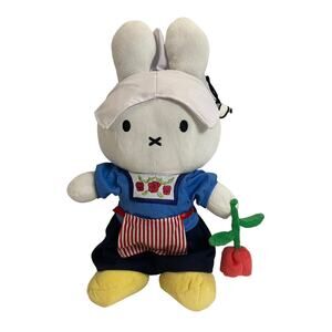 Nijntje Miffy Bunny Rabbit as Dutch Girl Tulip Plush Stuffed Animal Toy Doll